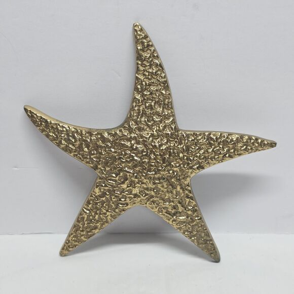 Vintage Other - Brass Starfish Wall Wanging Figurine Vintage Coastal Decor